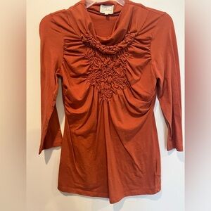 Deletta Rust orange Top